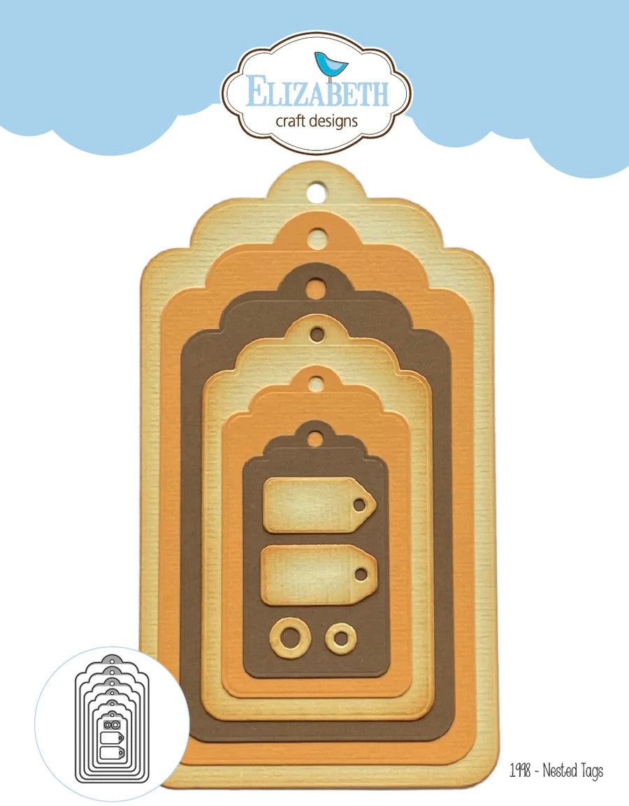 Elizabeth Craft Designs Geneste Tags Die Set